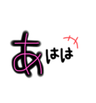 シンプル文字。透過。1（個別スタンプ：15）