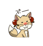 困り眉のキツネさん（個別スタンプ：11）