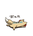 困り眉のキツネさん（個別スタンプ：15）
