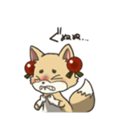 困り眉のキツネさん（個別スタンプ：23）