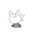 白い小動物。（個別スタンプ：10）