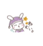 白い小動物。（個別スタンプ：12）