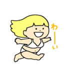 ゆたんぽガール げんきなビキニ（個別スタンプ：4）