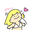 ゆたんぽガール げんきなビキニ（個別スタンプ：17）