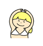 ゆたんぽガール げんきなビキニ（個別スタンプ：40）