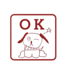 犬。いぬ。dog。2（個別スタンプ：2）