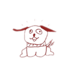 犬。いぬ。dog。2（個別スタンプ：37）