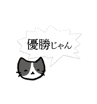猫ちゃんの肯定＆優勝スタンプ（個別スタンプ：6）