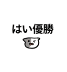 猫ちゃんの肯定＆優勝スタンプ（個別スタンプ：12）
