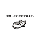 猫ちゃんの肯定＆優勝スタンプ（個別スタンプ：16）