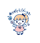 ほんわかした女の子。よく使う敬語スタンプ（個別スタンプ：3）