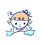 ほんわかした女の子。よく使う敬語スタンプ（個別スタンプ：15）