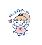 ほんわかした女の子。よく使う敬語スタンプ（個別スタンプ：23）