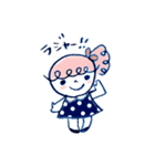 ほんわかした女の子。よく使う敬語スタンプ（個別スタンプ：34）