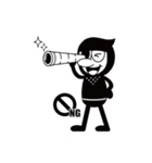 IGANINJA クロ助 サイネージ（個別スタンプ：11）