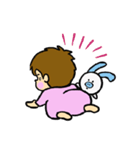 赤ちゃんとブサギ  赤ちゃんからパパママへ（個別スタンプ：7）