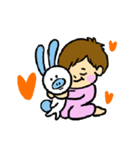 赤ちゃんとブサギ  赤ちゃんからパパママへ（個別スタンプ：12）