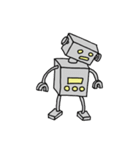 ロボとおばけとウサギ（文字なし ver.）（個別スタンプ：3）