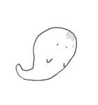 ロボとおばけとウサギ（文字なし ver.）（個別スタンプ：10）