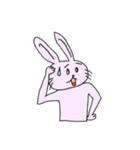 ロボとおばけとウサギ（文字なし ver.）（個別スタンプ：15）