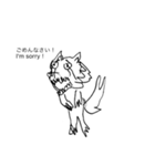 オオカミの1日②（個別スタンプ：6）