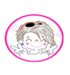 ショートボブ女っ子ぃ（個別スタンプ：1）