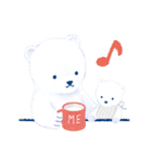 しろくまのいる生活スタンプ-絵本編-（個別スタンプ：1）