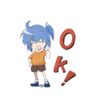 女の子のスタンプ_Mi（個別スタンプ：2）