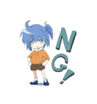 女の子のスタンプ_Mi（個別スタンプ：3）