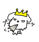 少し腹黒い犬の王様キングワン「文字あり」（個別スタンプ：20）
