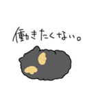 ブラックタンのポメラニアン。（個別スタンプ：13）