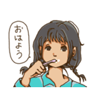 隣の彼女（個別スタンプ：11）