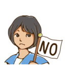 隣の彼女（個別スタンプ：16）