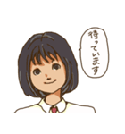 隣の彼女（個別スタンプ：17）