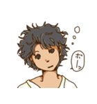 隣の彼女（個別スタンプ：34）