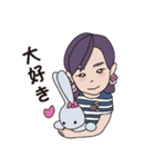 ママへ。ほのぼのまめキッズより（個別スタンプ：15）