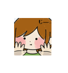 癒し系彼女（個別スタンプ：8）