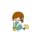 癒し系彼女（個別スタンプ：13）