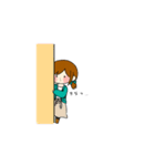 癒し系彼女（個別スタンプ：14）