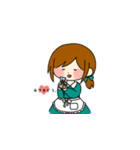 癒し系彼女（個別スタンプ：15）