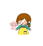 癒し系彼女（個別スタンプ：19）
