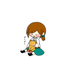 癒し系彼女（個別スタンプ：24）
