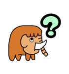 うろちょろマンモス（個別スタンプ：23）