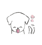 つぶらな瞳の犬（個別スタンプ：5）