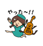 ウクレレちゃんと女の子（個別スタンプ：19）