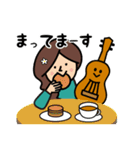 ウクレレちゃんと女の子（個別スタンプ：21）