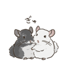 チンチラ ゆるかわ日常＆お仕事編（個別スタンプ：23）