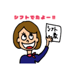 【働く】グランドスタッフ‼︎（個別スタンプ：34）