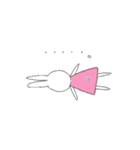 うさぎ、ゆるい（個別スタンプ：17）