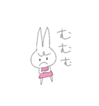 うさぎ、ゆるい（個別スタンプ：22）